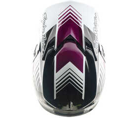 Casque cross Troy Lee Designs GP Pro Segment Violet 2026 Dessus