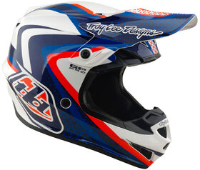 Casque cross Troy Lee Designs - GP PRO Slides 2027 Blanc Côté