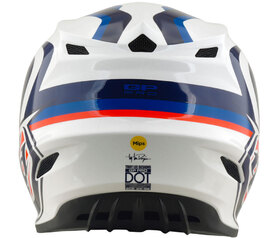 Casque cross Troy Lee Designs - GP PRO Slides 2027 Blanc Derrière