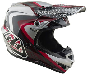 Casque cross Troy Lee Designs - GP PRO Slides 2027 Gris Côté