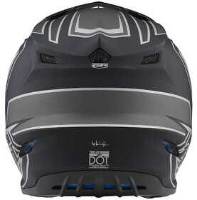 Casque cross Troy Lee Designs GP Ritn Noir 2023 Derrière