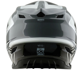 Casque cross Troy Lee Designs GP Shutter Gris 2026 Derrière