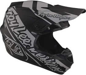 Casque cross Troy Lee Designs GP Slice Noir 2023 Côté