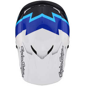 Casque cross Troy Lee Designs GP Volt Bleu 2023 Dessus