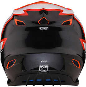 Casque cross Troy Lee Designs GP Volt Orange 2023 Derrière