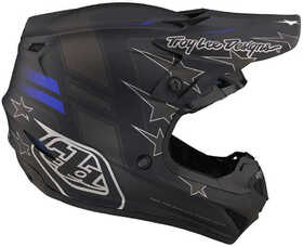 Casque cross Troy Lee Designs SE4 Polyacrylite Flagstaff Noir 2023 Côté