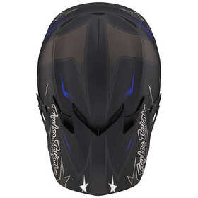 Casque cross Troy Lee Designs SE4 Polyacrylite Flagstaff Noir 2023 Dessus