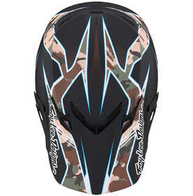 Casque cross Troy Lee Designs SE4 Polyacrylite Matrix Camo 2023 Dessus