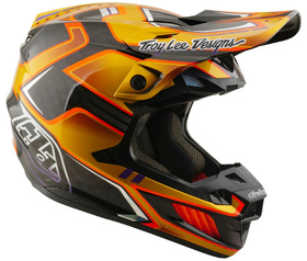 Casque cross Troy Lee Designs SE5 Carbon Crest 2026 Côté
