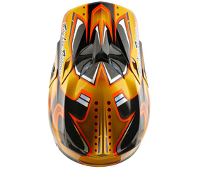 Casque cross Troy Lee Designs SE5 Carbon Crest 2026 Dessus