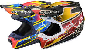 Casque cross Troy Lee Designs SE5 Carbon Lightning 2023