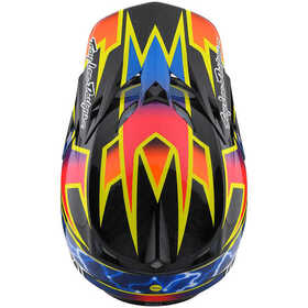 Casque cross Troy Lee Designs SE5 Carbon Lightning Noir 2023 Dessus