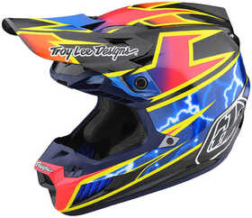 Casque cross Troy Lee Designs SE5 Carbon Lightning Noir 2023