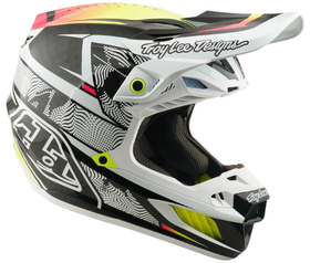 Casque cross Troy Lee Designs SE5 Carbon Lined Up 2026 Côté