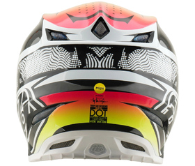Casque cross Troy Lee Designs SE5 Carbon Lined Up 2026 Derrière
