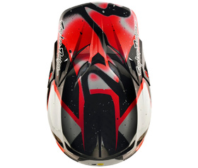 Casque cross Troy Lee Designs SE5 Carbon Membrane 2026 Dessus
