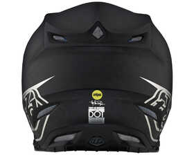 Casque cross Troy Lee Designs SE5 Carbon Stealth Derrière