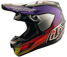 Casque cross Troy Lee Designs SE5 Carbon Stripes 2026