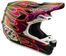 Casque cross Troy Lee Designs SE5 Carbon Torched 2026 Côté