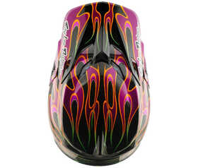 Casque cross Troy Lee Designs SE5 Carbon Torched 2026 Dessus