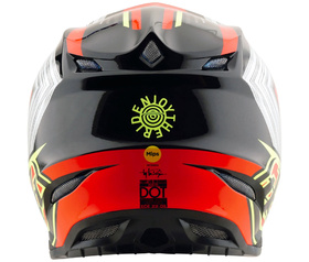 Casque cross Troy Lee Designs SE5 Composite Stripes 2026 Derrière