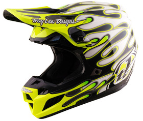Casque cross Troy Lee Designs - SE5 Overspray Composite 2027 Jaune