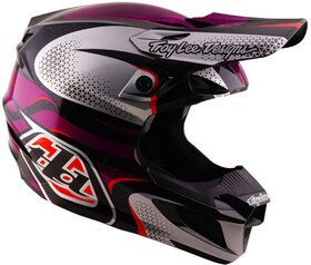 Casque cross Troy Lee Designs - SE5 Polycarbonate Aura Violet 2027 Côté