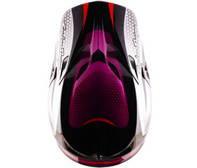 Casque cross Troy Lee Designs - SE5 Polycarbonate Aura 2027 Violet Dessus