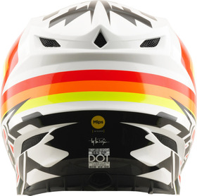 Casque cross Troy Lee Designs SE5 Polycarbonate Dash Orange 2026 Derrière