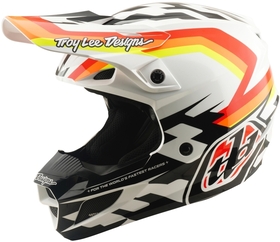 Casque cross Troy Lee Designs SE5 Polycarbonate Dash Orange 2026