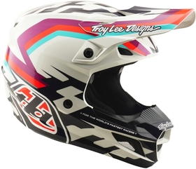 Casque cross Troy Lee Designs SE5 Polycarbonate Dash Rose 2026 Côté