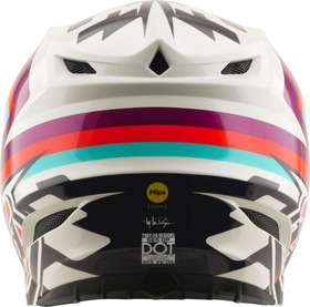 Casque cross Troy Lee Designs SE5 Polycarbonate Dash Rose 2026 Derrière
