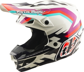 Casque cross Troy Lee Designs SE5 Polycarbonate Dash Rose 2026
