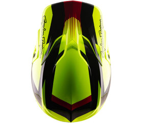 Casque cross Troy Lee Designs - SE5 Polycarbonate Ripper Jaune 2027 Dessus