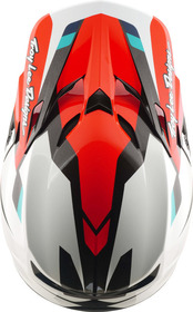 Casque cross Troy Lee Designs SE5 Polycarbonate Roamer Rouge 2026 Dessus
