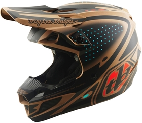 Casque cross Troy Lee Designs SE5 Polycarbonate The Line Brun 2026