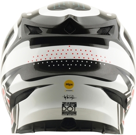 Casque cross Troy Lee Designs SE5 Polycarbonate The Line Noir 2026 Derrière