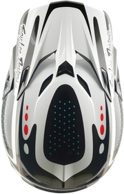 Casque cross Troy Lee Designs SE5 Polycarbonate The Line Noir 2026 Dessus