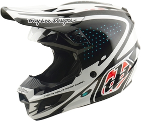 Casque cross Troy Lee Designs SE5 Polycarbonate The Line Noir 2026