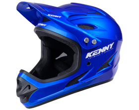 Casque vélo Kenny Downhill Blue 2027 Côté