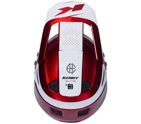 Casque vélo Kenny Elite Candy Red 2026 Dessus
