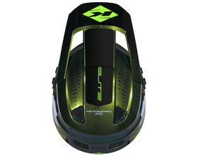 Casque vélo Kenny Elite Green Chameleon 2027 Dessus