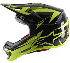 Casque VTT Alpinestars Missile Tech Jaune Fluo Côté