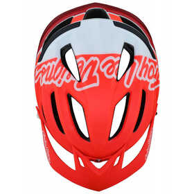 Casque VTT Troy Lee Designs A2 Mips Silhouette Rouge Dessus
