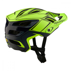 Casque VTT Troy Lee Designs A3 Lines Yellow Fluo (2)