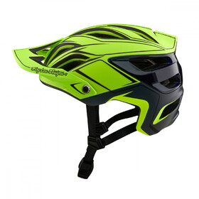 Casque VTT Troy Lee Designs A3 Lines Yellow Fluo