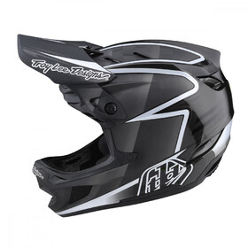 Casque VTT Troy Lee Designs D4 Carbon Black-Silver