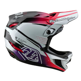 Casque VTT Troy Lee Designs D4 Carbon Drip White (2)