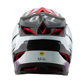 Casque VTT Troy Lee Designs D4 Carbon Drip White (3)