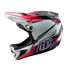 Casque VTT Troy Lee Designs D4 Carbon Drip White